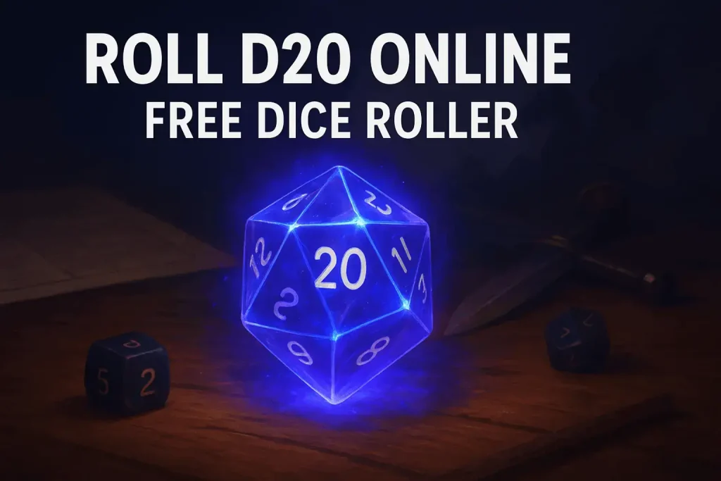 Roll D 20 Dice Roller